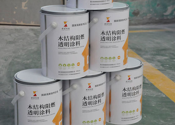 Κίνα Διαφανής σαφής εξωτερική πυρκαγιά - χρώμα καθυστερούντω για τις ξύλινες πόρτες ξυλείας 15 λεπτά προμηθευτής