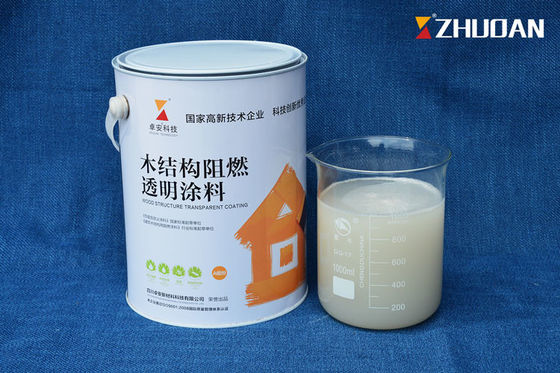 Κίνα Άσπρο Intumescent αλεξίπυρο χρώμα αντι πυρκαγιάς για την ξύλινη ξήρανση 8 ωρών ξυλείας διαφανή προμηθευτής